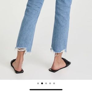 New without tags Agolde Riley cropped jeans